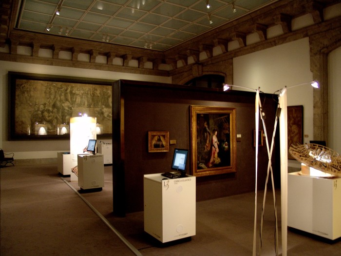 The L3 exhibition in Raphael's Cartoon Hall.